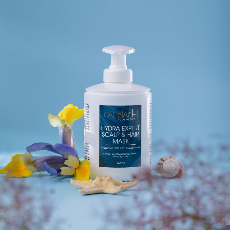 Hydra Expert (Alle Haartypen) Anti-Haarausfall, Feuchtigkeitsspendend, Regenerierend, Maske für Kopfhaut und Haar, 300 ml.